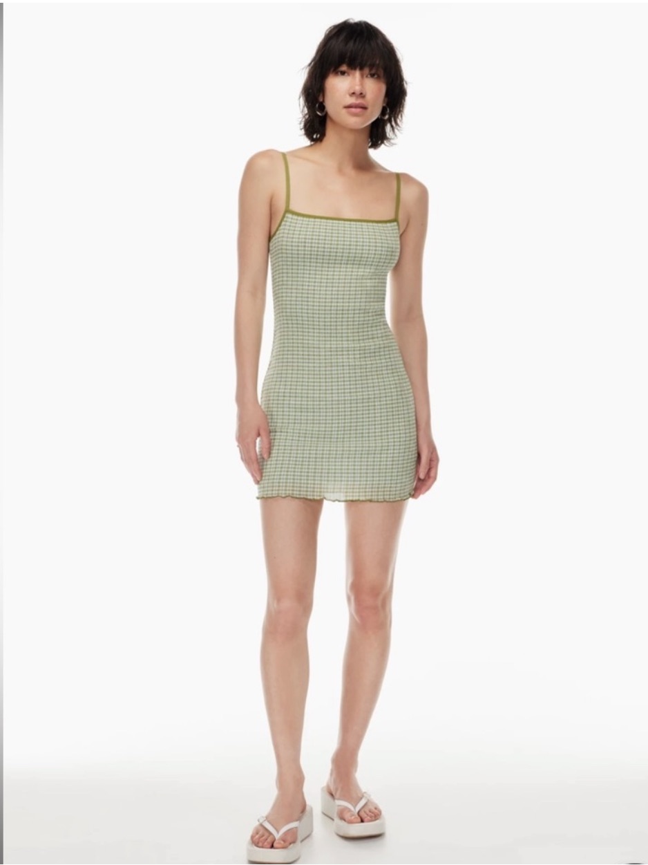 New With Tags, Aritzia Jazz Mini Dress - Checkered